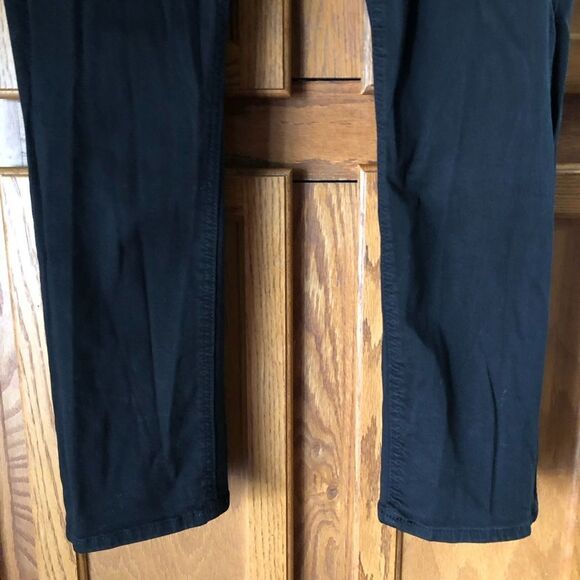 Jen7 by 7 For All Mankind Ankle Straight Jeans Black Size 6 - Picture 5 of 13